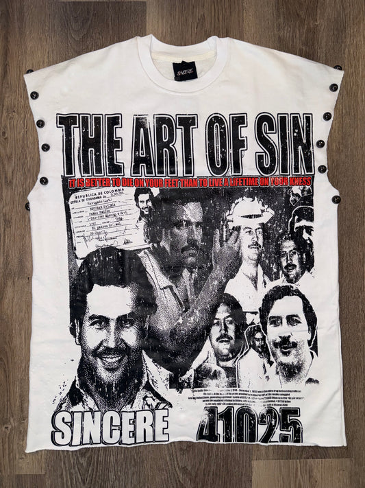 “The Art Of sin” Sleeveless Tee